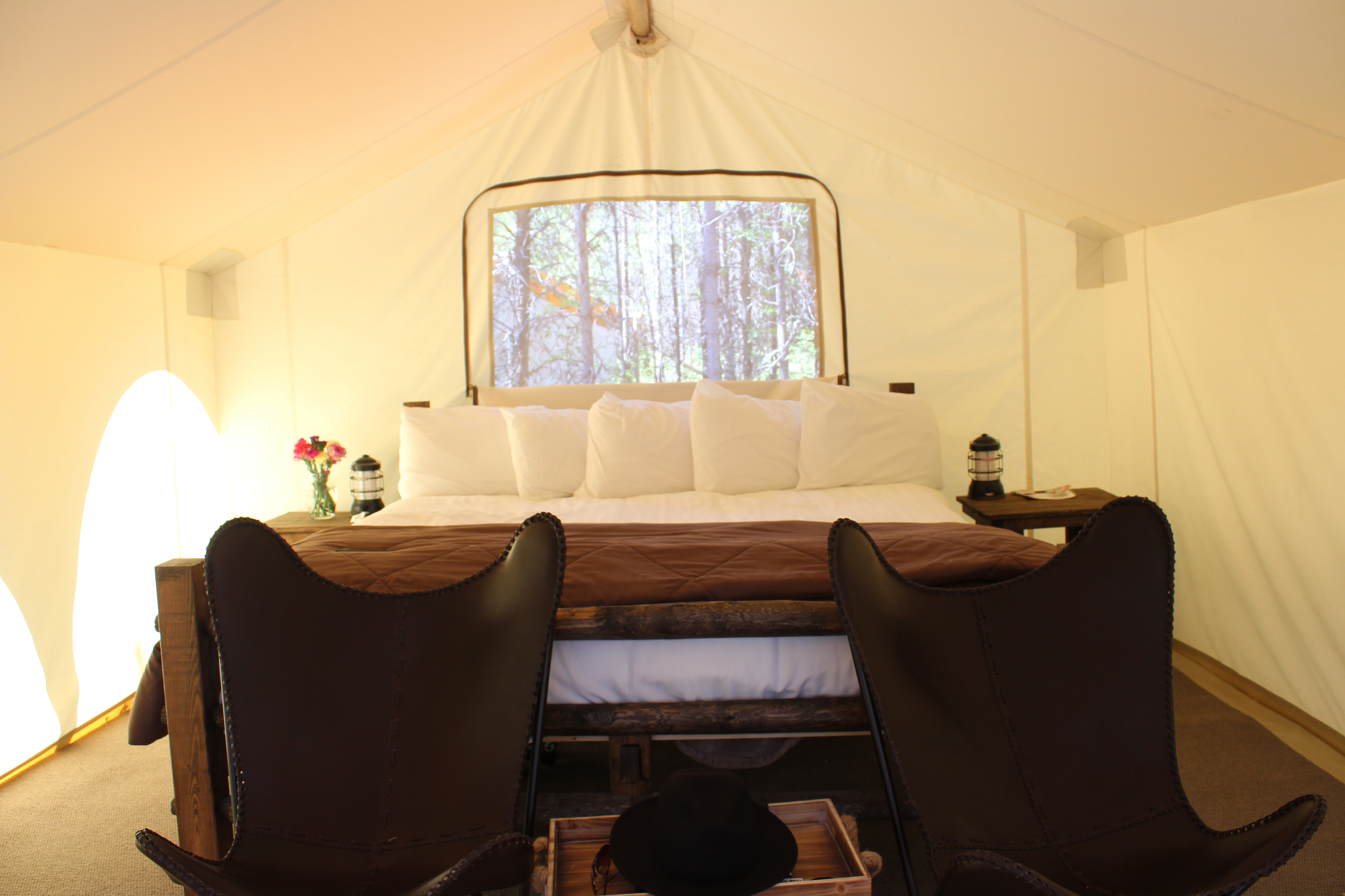 under canvas glacier